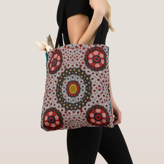 Double-Sided Kaleidoscope Tote – One-of-a-Kind  トートバッグ (クローズアップ)