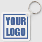 Double Sided Logo Template Metal Keychain キーホルダー (裏面)