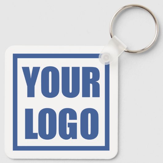 Double Sided Logo Template Metal Keychain キーホルダー (裏面)