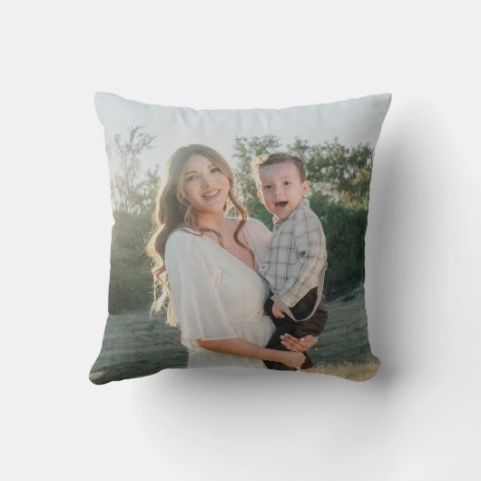 Double Sided Mother's Day Photo Pillow クッション (裏面)