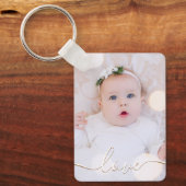 Double Sided Photo Aluminum キーホルダー (正面)