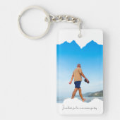 Double-Sided Rectangle Memorial Keychain キーホルダー (正面)