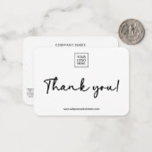 Double-Sided Small Business Packaging Insert  ノートカード (正面/裏面インサイチュ)
