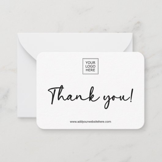 Double-Sided Small Business Packaging Insert  ノートカード (正面)
