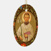 Double-Sided St. Aloysius Gonzaga (PM 01) セラミックオーナメント (右)