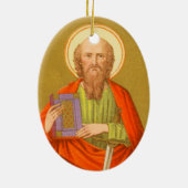 Double-Sided St. Paul the Apostle (PM 06) セラミックオーナメント (裏面)