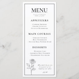 Double sided  Timeless Bloom   メニュー