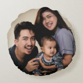 Double Sided Two Photo ラウンドクッション (裏面)