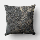 Double Sided Victorian Blue Lace クッション (裏面)