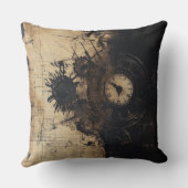 Double Sided Victorian Steam Punk クッション (裏面)