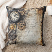 Double Sided Victorian Steam Punk クッション (ブランケット)