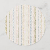     Double-Sided Wedding Menu Card メニュー (裏面)