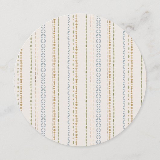     Double-Sided Wedding Menu Card メニュー (裏面)
