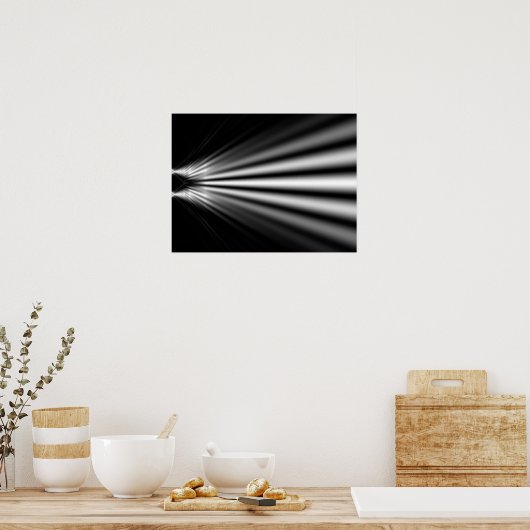 Double Slit Experiment ポスター (キッチン)