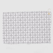 Double Spiral Celtic Pattern ゴルフタオル (横)