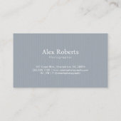 Double Striped | Coastal 名刺 (裏面)