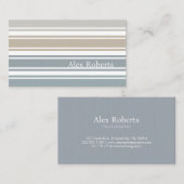 Double Striped | Coastal 名刺 (正面/裏面)