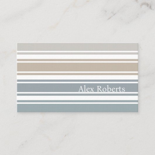 Double Striped | Coastal 名刺 (正面)