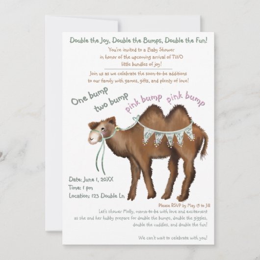 Double the Joy, Double the Love 招待状 (正面)