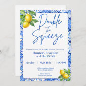 Double The Squeeze Invitation 招待状 (正面/裏面)