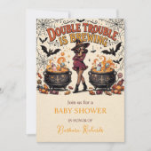 Double Trouble is Brewing ハロウィン双子 招待状 (正面)