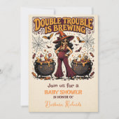 Double Trouble is Brewing ハロウィン双子 招待状 (正面)