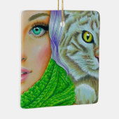 "Double Trouble" ornament セラミックオーナメント (右)