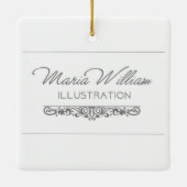 "Double Trouble" ornament セラミックオーナメント (裏面)