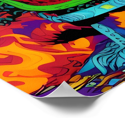 Double Up on Monstrosity - Ken Gage Art ポスター (角)