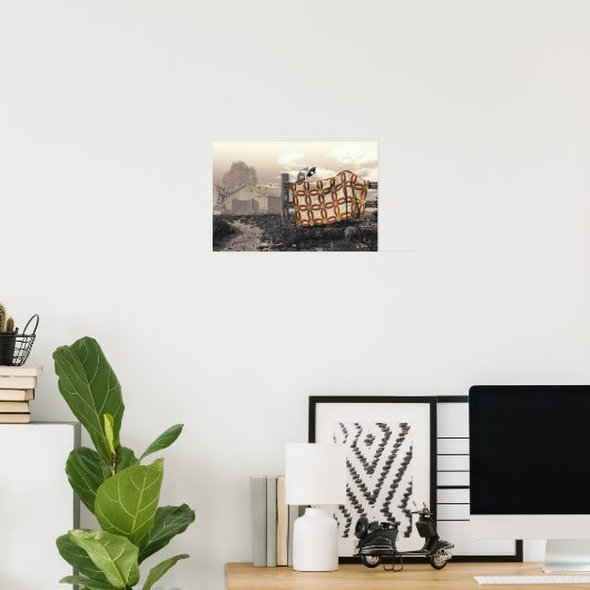 Double Wedding Ring ポスター (ホームオフィス)