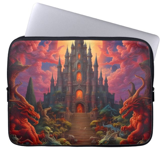 Double Your Dragon Fantasy Final ラップトップスリーブ (正面)