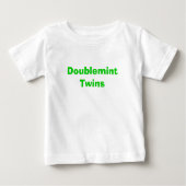 Doublemintの双生児 ベビーTシャツ (正面)