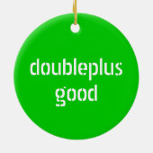 doubleplusungood/doubleplusgoodのオーナメント セラミックオーナメント (裏面)
