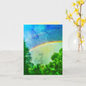 DOUBLERAINBOW VERDEの挨拶状 カード (黄色い花)