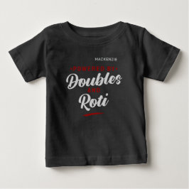 DoublesとRoti Darkにインスパイアされたデザイン ベビーTシャツ