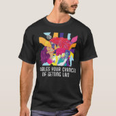 Doubles Your Chances Of Getting Laid Bisexual Prid Tシャツ (正面)