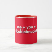 doubletrouble! mug マグカップ (中央)