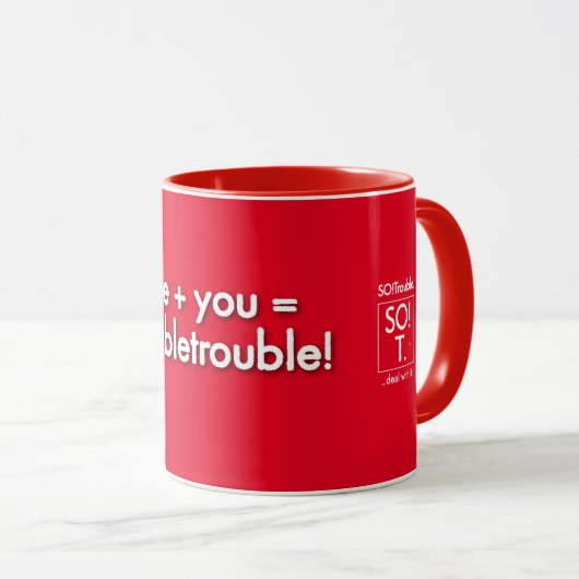 doubletrouble! mug マグカップ (正面右)