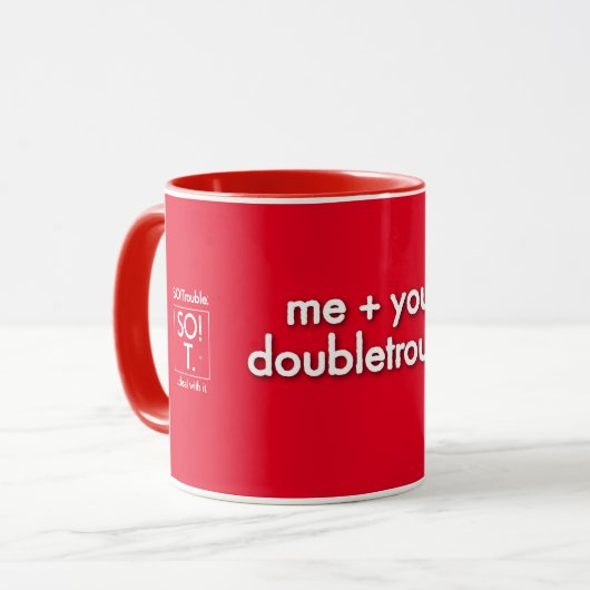 doubletrouble! mug マグカップ (正面左)