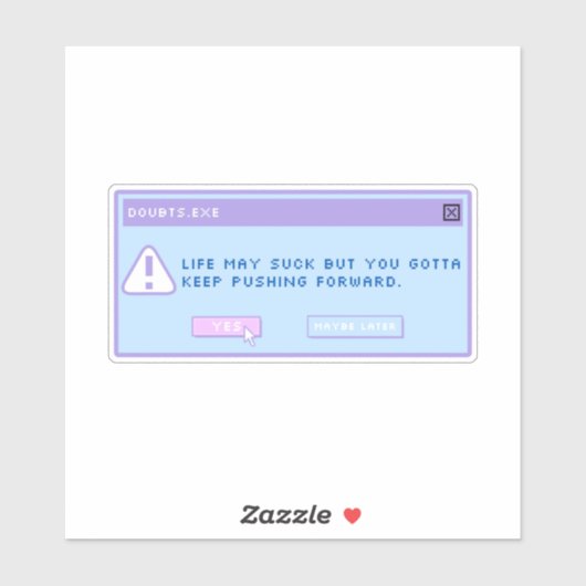 Douce.exeアップポップ・アートのステッカー シール (シート)