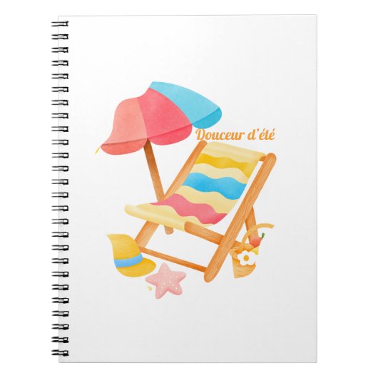 Douceur d'été ノートブック (正面)