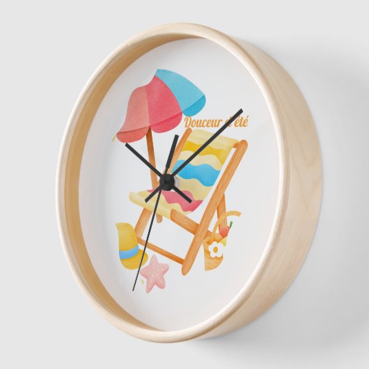 Douceur d'été 壁時計 (傾斜)