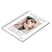 Douceur sereine en harmonie pixelisée ノートブック (左側)