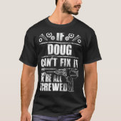 DOUGギフト名修正Itおもしろい誕生日パーソナライズされた Tシャツ (正面)