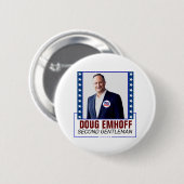 Doug Emhoff for Second Jenter 缶バッジ (正面&裏面)