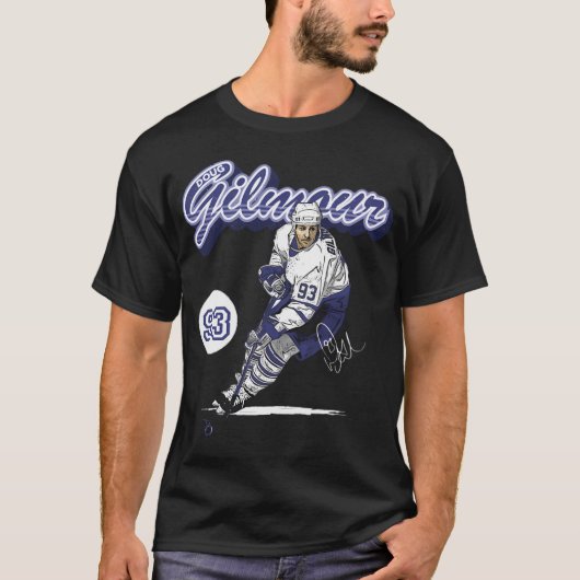 Doug Gilmour トロント スクリプト Tシャツ (正面)