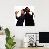 Doug Judy and Jake Peralta Brooklyn 99 Karaoke ポスター (ホームオフィス)