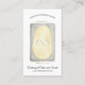 Dough on Tray Food Recipe Bakery Cake Making 名刺 (正面)