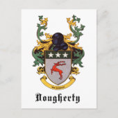 Doughety Coat of Arms ポストカード (正面)