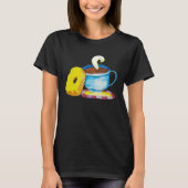 Doughnut and a Coffee Hand Drawn Tシャツ (正面)
